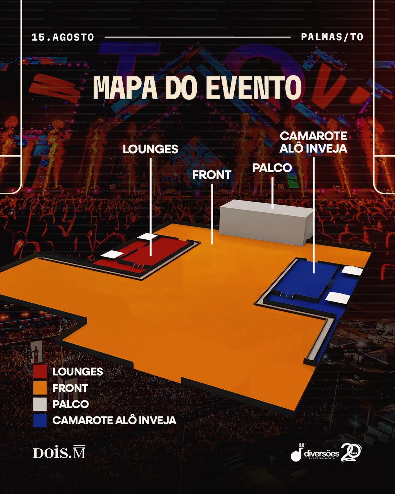 Mapa do evento